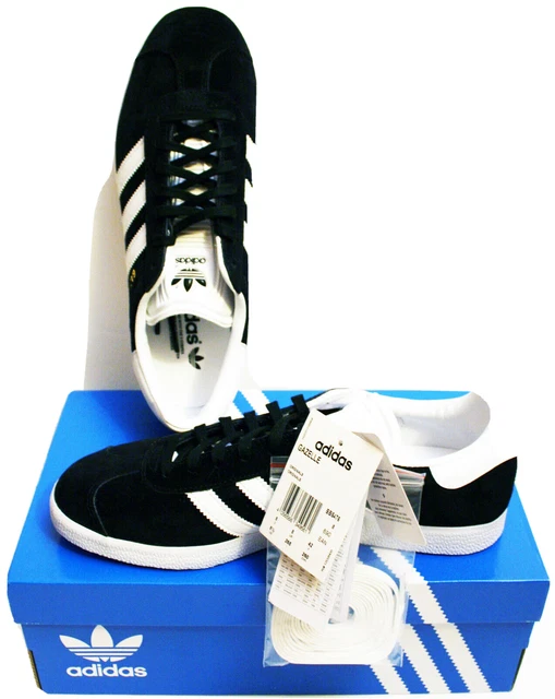 ADIDAS Originals GAZELLE BB5476 chaussure homme 42 2/3 basket CUIR noir trainer
