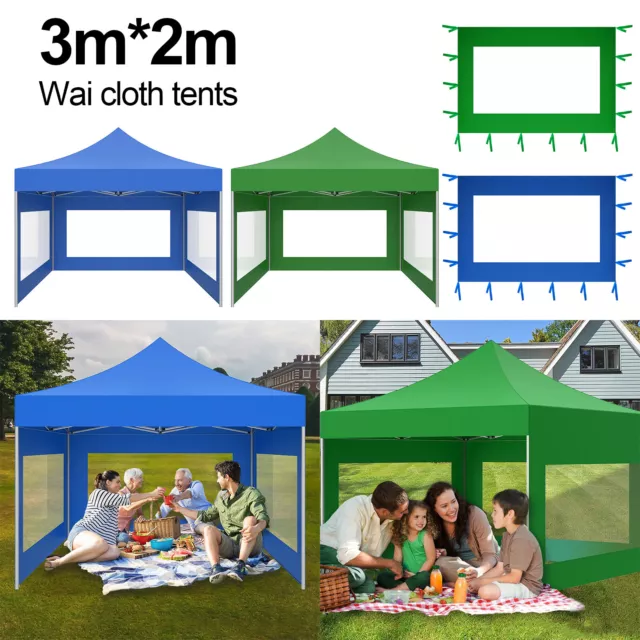 CANOPY SIDEWALL 210 Oxford Fabric Canopy Tent Sidewall 3x2m Waterproof ...