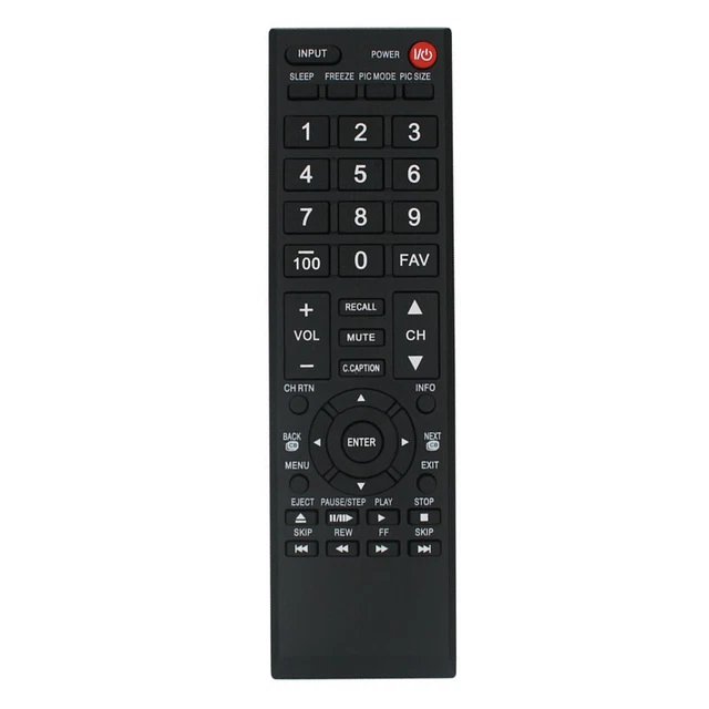 New Replace For Toshiba LCD TV Remote Control 32C120U 50L2200U