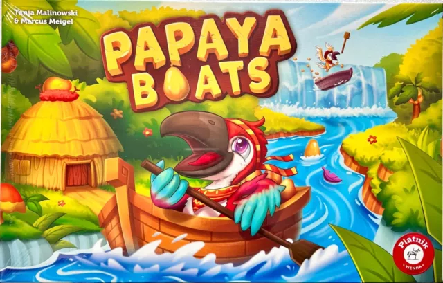 Papaya Boats Piatnik Family Game Board Dissection Puzzle Child's Play Racing