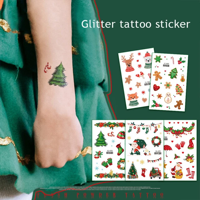Tatouages Temporaires Flamants Roses Qpout - 10 Feuilles (150+ Pièces) - Thème été Hawaïen - Enfants/fêtes