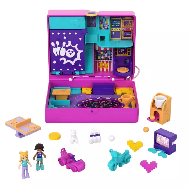 Micro Polly Pocket Pollyville Salão De Jogos GFP41 - Mattel