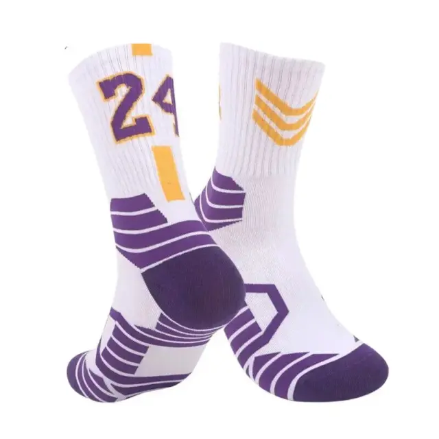 Kobe Bryant #24  Men's Crew Socks - Lakers