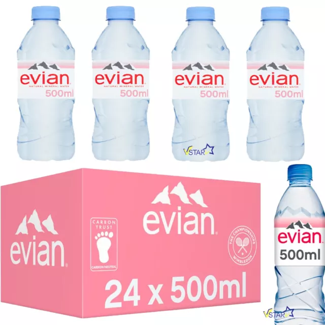 Evian Still acqua minerale naturale 500 ml