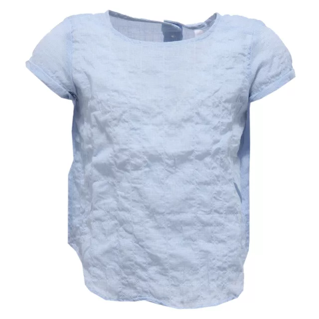 2749X maglia bimba SUN 68 GIRL top cotton light blue t-shirt