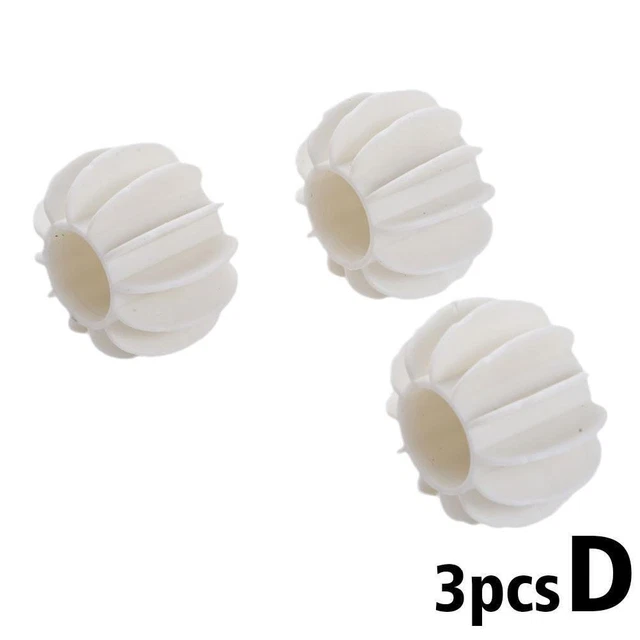 3pcs white Revolutionary Reusable Silicone Laundry Ball: Say Goodbye to Pet Hai
