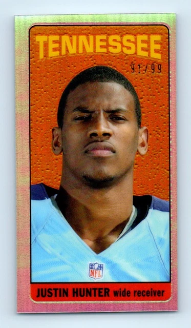 2013 Topps Chrome 1965 Refractors Tallboy Justin Hunter 91/99 Tennessee Titans