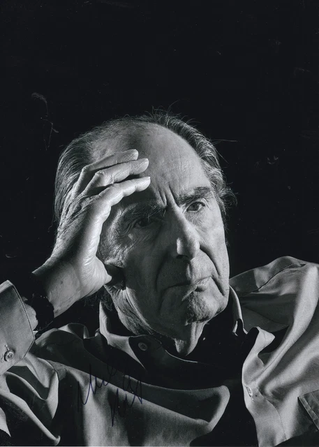 Philip ROTH  (1933-2018) original sign.photo 20x28cm / AUTOGRAPH RARE