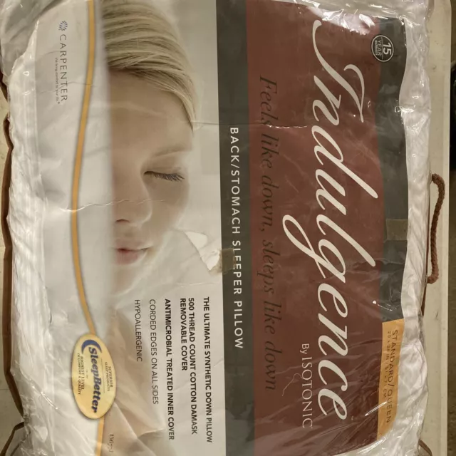 INDULGENCE BY ISOTONIC Synthetic Down Pillow $59.99 - PicClick