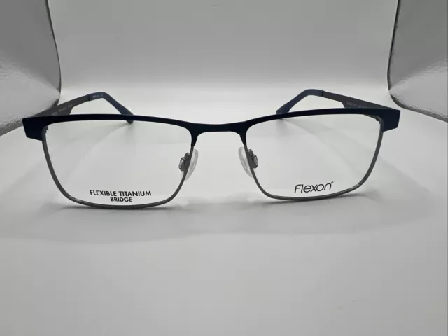 Flexon flexible titanium E1035 412 52/17 140 men’s  navy eyeglass frames mm274