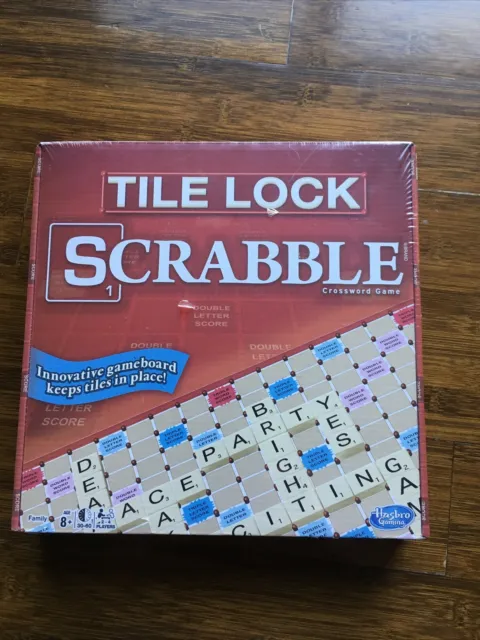 Tile Lock Scrabble Crossword Game, new-sealed