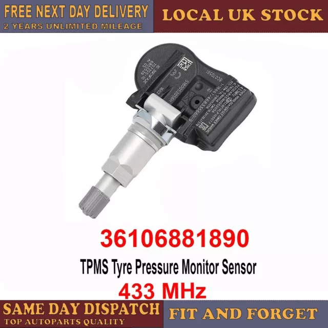 Tyre Pressure Sensors TPMS For BMW 1 2 3 4 X5 X6 F20 F21 F30 F31 36106881890