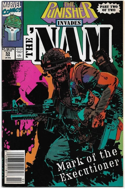 The 'Nam#53 Vf/Nm 1991 Newstand Edition Marvel Comics
