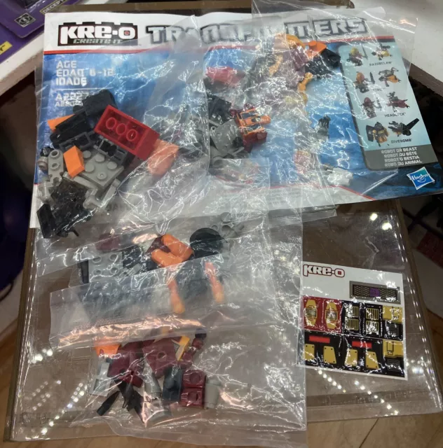 Kreo Transformers Predaking Micro-Changers Combiners Toy Figures Complete Sealed