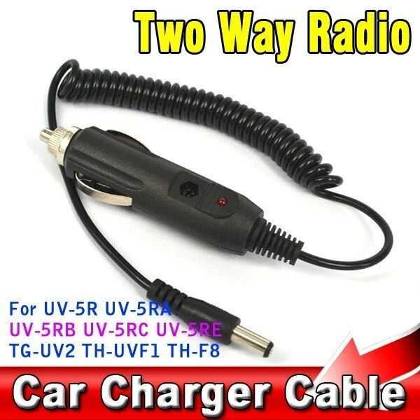 Accendisigari auto 12 V DC 5,5 mm*2,1 mm 1,2 m caricabatterie filo molla retrattile NE