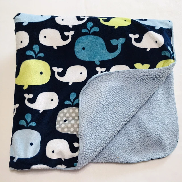 Circo blue whale baby hot sale blanket