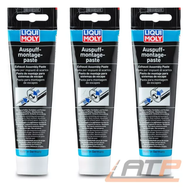 3x LIQUI MOLY AUSPUFF MONTAGE PASTE DICHTMASSE GASDICHT 150g 3342 32051559