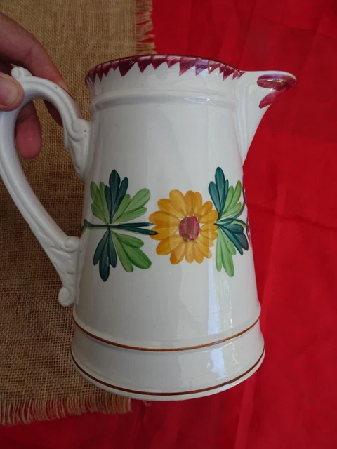Grand pot  Parisien  Colmar 18cm Sarreguemines Gien Choisy Vieillard Creil Krug