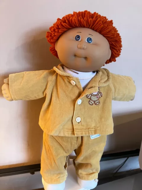 Cabbage Patch Kids Boy Doll redhead / ginger , CPK outfit and shoes