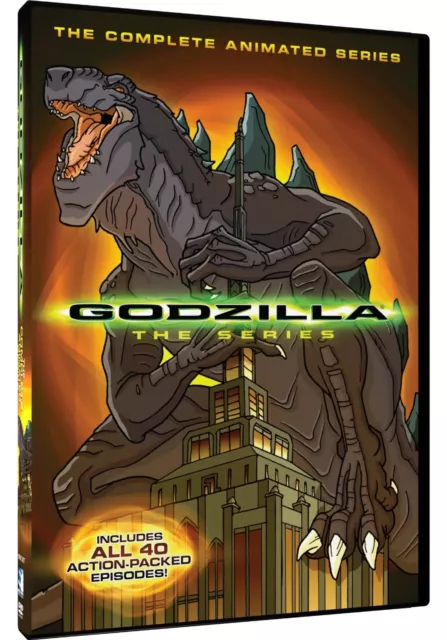 GODZILLA : THE COMPLETE ANIMATED SERIES (40 episodes)-  DVD - REGION 1 - Sealed