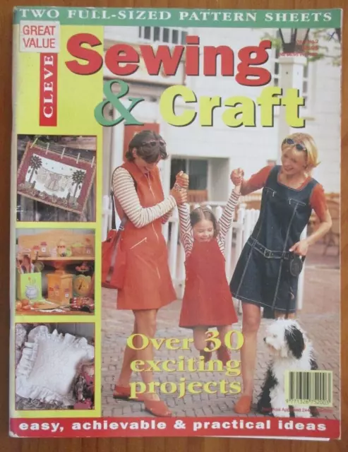 CLEVER SEWING & CRAFT MAGAZINE VOL 1 No 2 1997 DMC NEEDLEWORK  2 Pattern Sheets