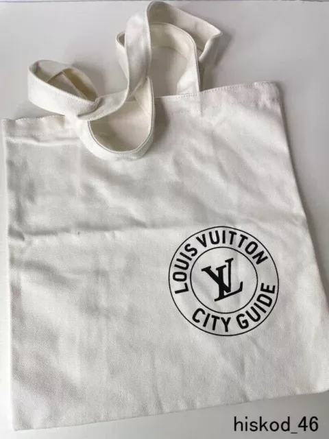 Louis Vuitton Novelty Eco Tote Bag  CITY GUIDE Exhibition 2022 Exclusive Limited