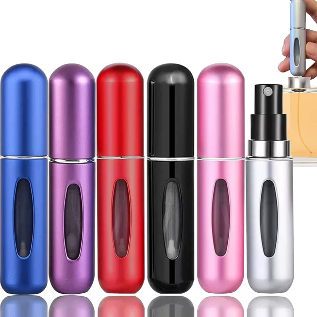 Refillable Perfume Atomiser 5 ml Spray Pump Portable Bottles Ideal for Travel