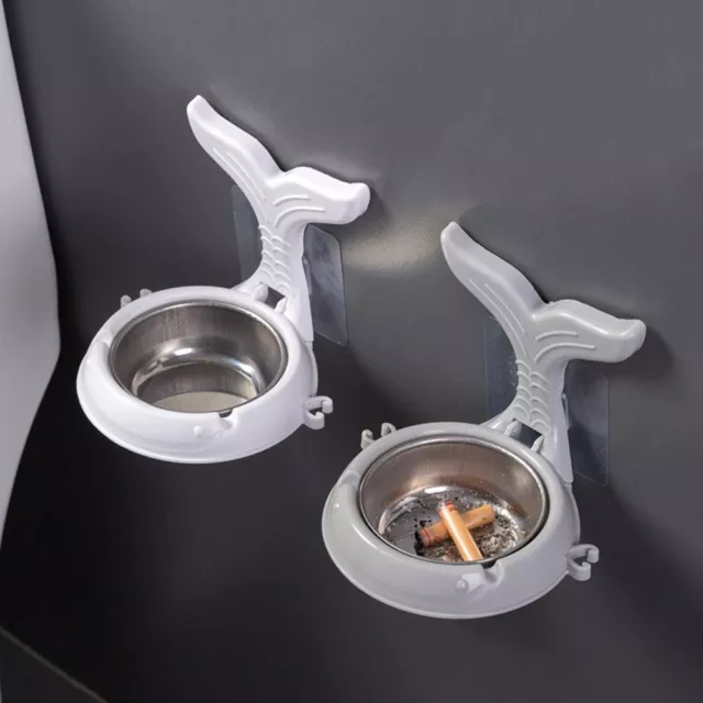 Wall-mounted Ashtray Jar Multifunctional Ash Rack  Home Bathroom Office