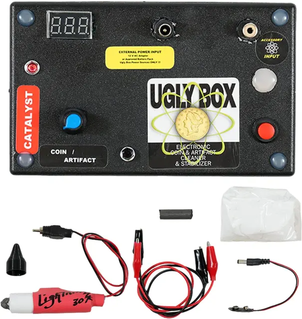 Ugly Box Electrolysis Unit - Coin and Relic Cleaner + Stabilizer