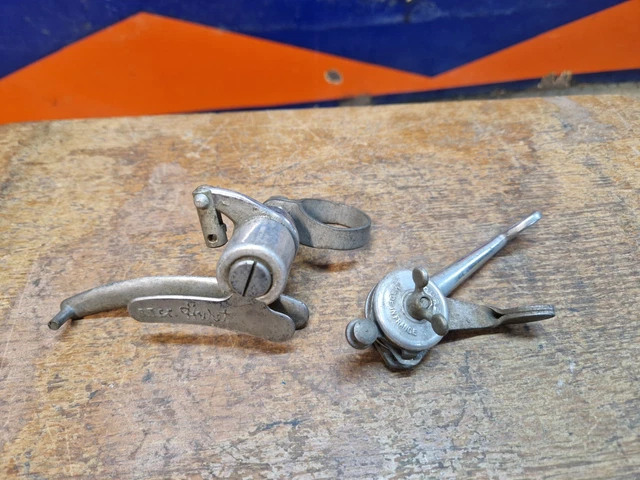 Dérailleur Avant Vintage SACHS HURET – 32mm, 2x7 Vitesses, Années 80-90, NOS