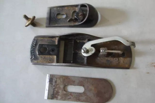 Vintage Stanley No. 15 Block Plane For Parts Or Restoration Incomplete