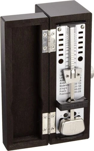 Wittner Metronom Super Mini (Holz) Schwarz Modell No.880260