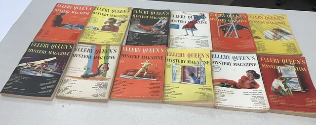 LOT OF 31 Ellery Queen s Mystery Magazine 1942 1952 Cornell lot-of-31-ellery-queen-s-mystery-magazine-1942-1952-cornell