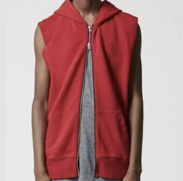 FOG FEAR OF God Essentials Sleeveless Zip Hoodie Collection One 2015 ...