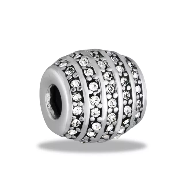 DaVinci Inspirations Decorative Cubic Zirconia Bead #DBI170-7