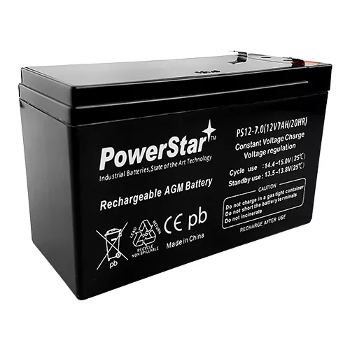 12V 7Ah Replacement for 12V 8.5AH SLA hr-1234w-f2 Battery RBC APC Smart-UPS Unit