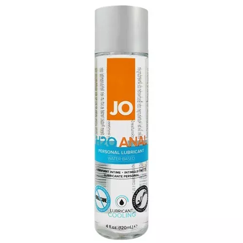 System JO H2O Anal Enfriamiento 4 Fl.oz. (120ml) Base de Agua Lubricante