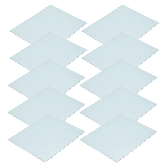 Objectif de soudage transparent confortable pour une protection optimale 4 3 x 3
