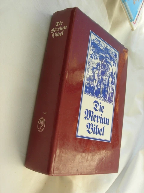 DIE MERIAN BIBEL. AT+NT. 1194 Seiten. Mit 227 Kupferstichen v. Matthaeus Merian