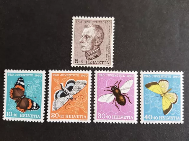 Briefmarken schweiz, 1950,postfrisch.