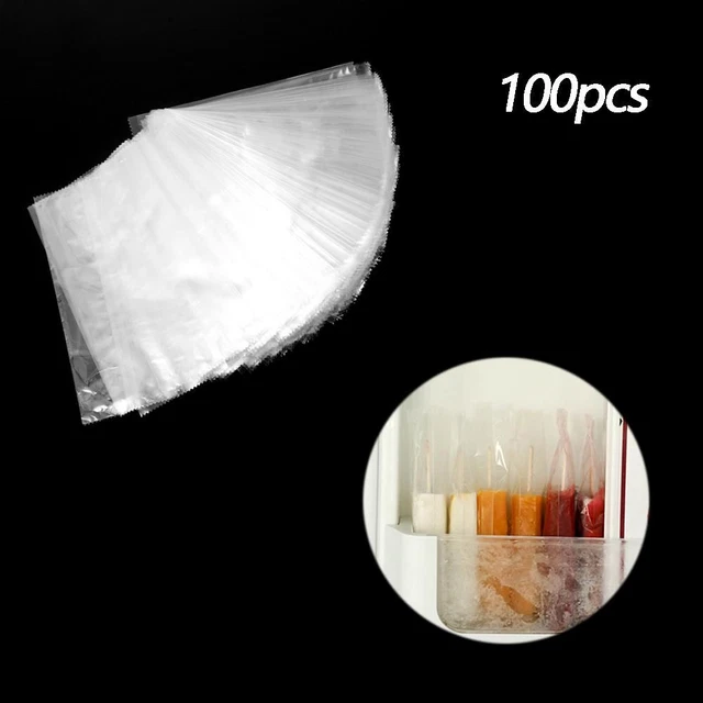 Almacenamiento Pop Transparente de Bolsas de Helado Nevera Nevera