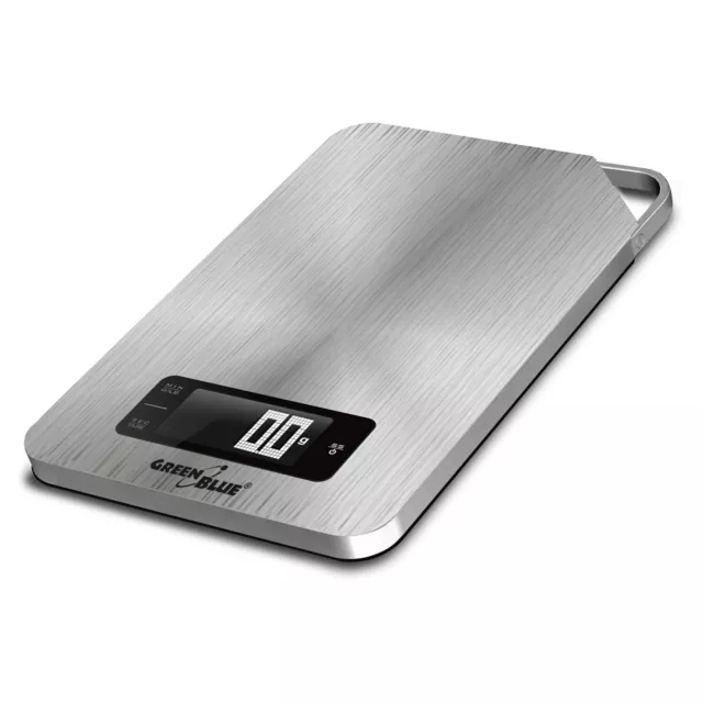 Digital Kitchen Scale Stainless Steel Timer Automatic Switch Off 5kg / g lb oz