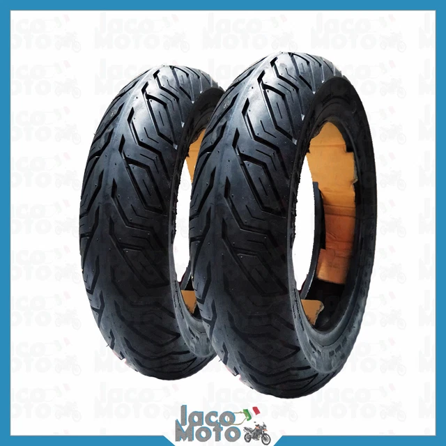 Pneumatico Rinforzato 100/80-10 Per Piaggio Vespa E Scooter - Gomma Tubeless Deestone D825 - Foto 8