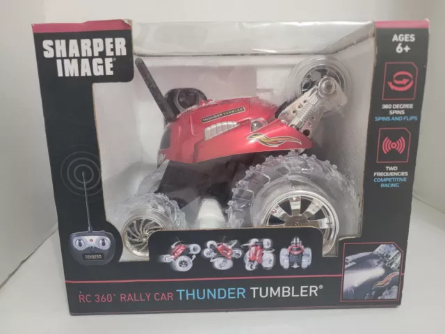 Sharper Image RC 360° Thunder Tumbler Rally Car New Red Wireless
