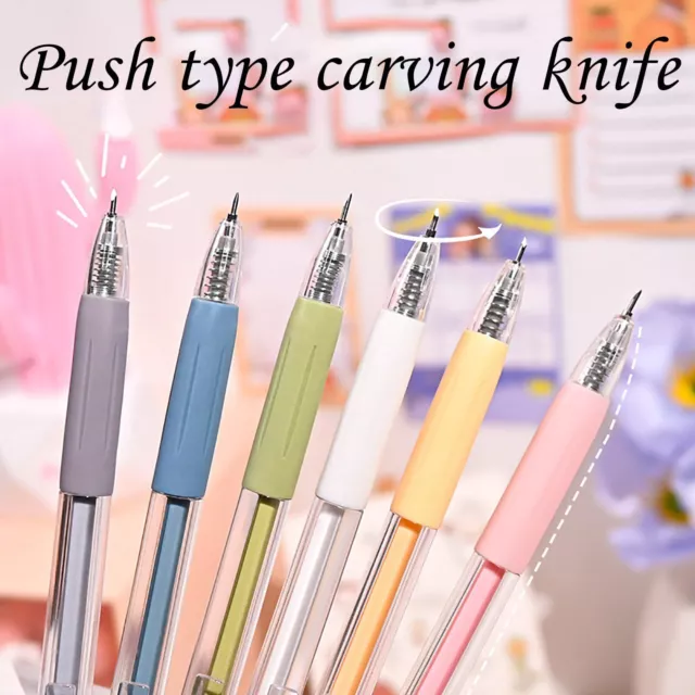 Cartoon Pattern Student Utility Knife Pen Craft Cutting Tool Paper Pen Cutter AU 2