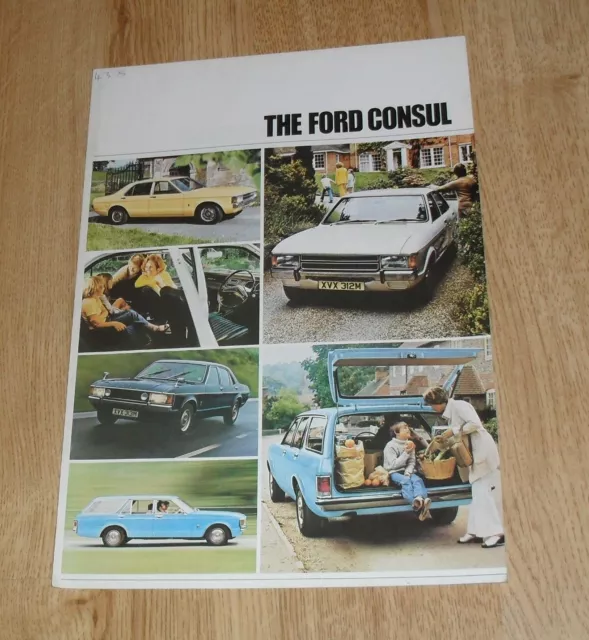 Ford Consul Sales Brochure / Flyer 1974 - L GT & Estate