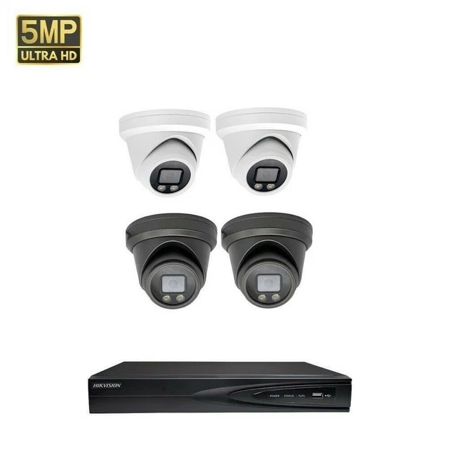 Dôme mixte 5MP VAI2346HKB + Dôme VAI2346HKW + Kit Enregistreur Hikvision...