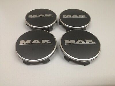 N.4 CAPS COPRIMOZZO MAK WHEELS ORIGINALI GENUINE C031 56mm 8010008520 