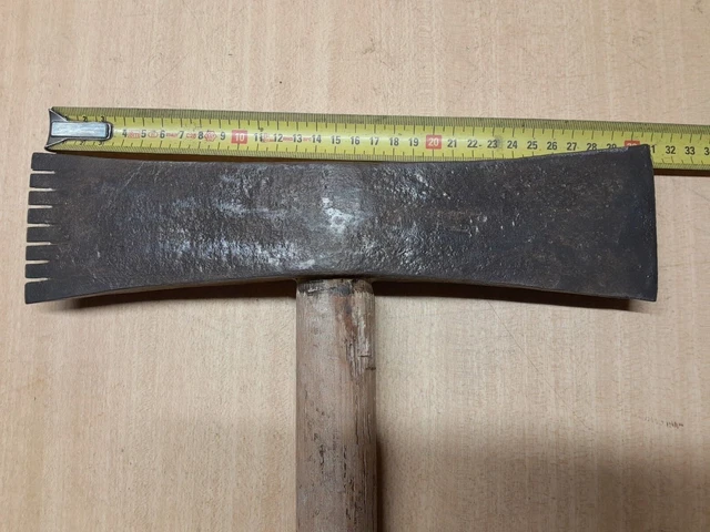 Carrier  Marteau Grain D'orge - Tailleur De Pierre  Outil Ancien  Taillant. Laye