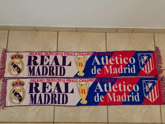 Écharpe Real Madrid Officielle 140cm - Matière Acrylique - Collection Supporter